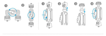 Mocowanie akcesoriów PGYTECH Magic Arm (P-CG-009) do aparatów / gimbali
