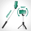 Selfie stick WRY1S telescopic tripod 0.7m for phone - black