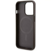Guess GUHMN61P4RPSW iPhone 11 / Xr brązowy/brown hardcase 4G Printed Stripes MagSafe
