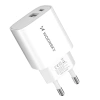 Ładowarka sieciowa Wozinsky WGWCW USB-A USB-C 20W - biała