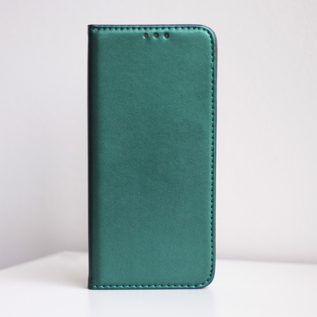 Etui Smart Magnetic do Oppo Reno 13F 5G (Global) ciemnozielone