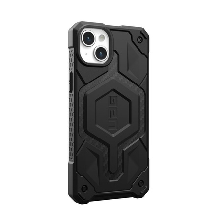 UAG Monarch Pro - protective case for iPhone 15 Plus compatible with MagSafe (carbon fiber)