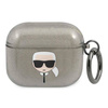 Karl Lagerfeld KLA3UKHGK AirPods 3 cover czarny/black Glitter Karl`s Head