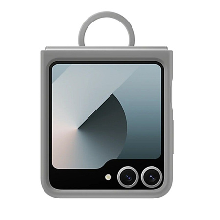Etui Samsung EF-PF741TJEGWW Z Flip6 F741 szary/gray Silicone Case with Ring