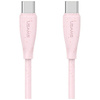 Kabel USAMS Green Series SJ716 60W USB-C do USB-C 1m różowy