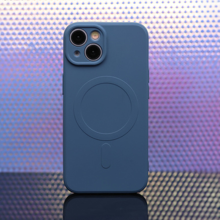 Nakładka Simple Color Mag do iPhone 16 6,1&quot; granatowa