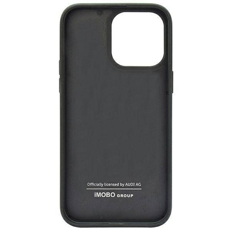 Audi Carbon Fiber Stripe iPhone 14 Pro 6,1" schwarz/schwarz Hardcase AUS-TPUPCIP14P-R8/D1-BK