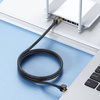 Baseus Speed Seven szybki kabel sieciowy RJ45 10Gbps 1m czarny (WKJS010101)