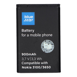 Bateria do Nokia 3100/3650/6230/3110 Classic 900 mAh Li-Ion Blue Star