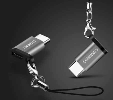 Ugreen adapter przejściówka z micro USB na USB Typ C czarny (30391)