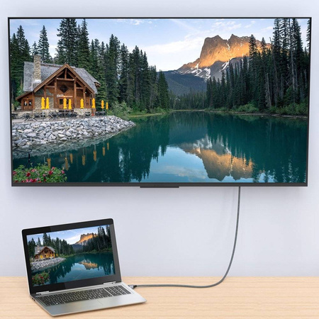 Wozinsky cable HDMI 2.1 8K 60 Hz 48 Gbps / 4K 120 Hz / 2K 144 Hz 5m silver (WHDMI-50)