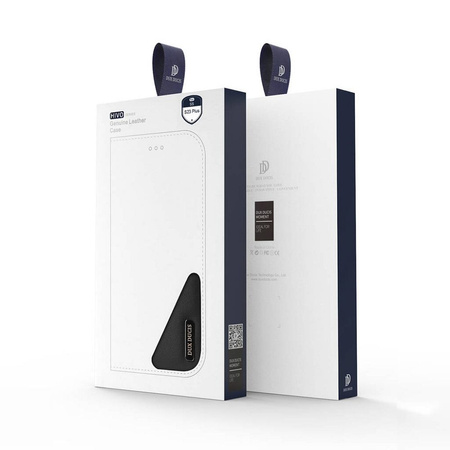 DUX DUCIS Hivo - skórzane etui portfelik do Samsung Galaxy S23 Plus czarne