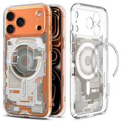 SPIGEN futerał ULTRA HYBRID MAG kompatybilny z MagSafe do IPHONE 17 Pro Max zero one natural titanium