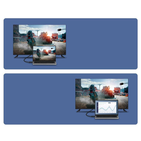 Baseus kabel przewód HDMI 2.0 4K 30 Hz 3D HDR 18 Gbps 5 m czarny (CAKGQ-D01)