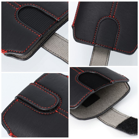 Futerał Uniwersalny Ultra Slim M4- do Iphone X / XS / 11 Pro / Samsung A40/ S10e czarny