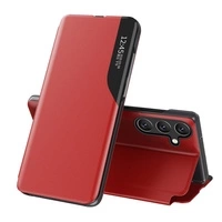 Eco Leather View Case Samsung Galaxy S24 FE Red