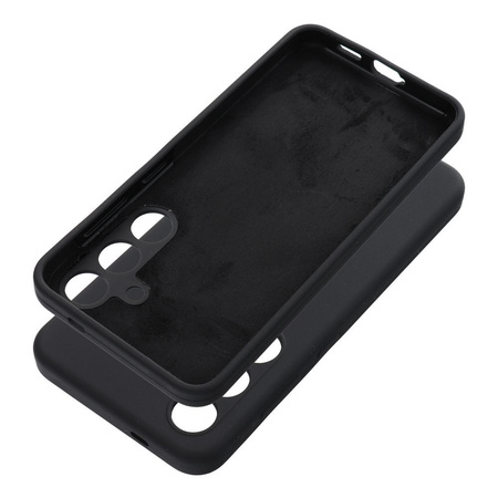 Etui do Samsung S25 czarne + Szkło na ekran + Szkło na aparat