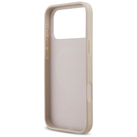 Guess Saffiano Classic Logo MagSafe Case für iPhone 17 Pro Max - Pink