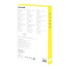 Baseus DeepDive case waterproof IPX8 with 4 layers of seal - white and yellow