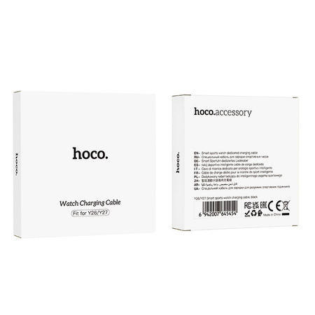 HOCO kabel do ładowania smartwatcha Y26 / Y27 0,6 m czarny