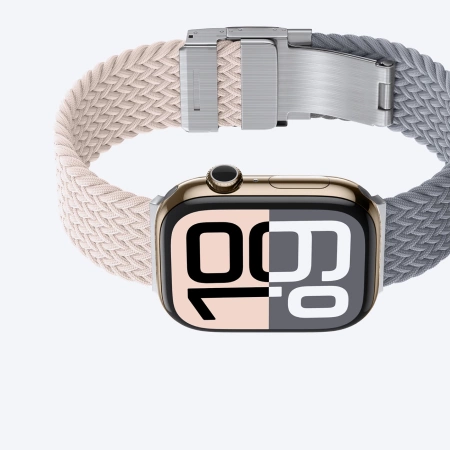 AmazingThing Blend Band Apple Watch 42mm 2-Pack - Pink-Gray/Pink