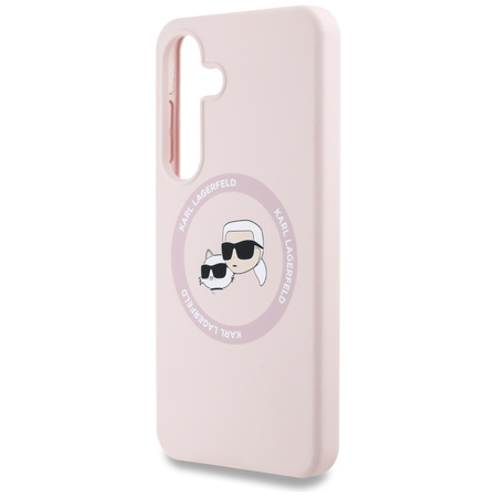 KARL LAGERFELD SAMSUNG S25+ MAGSAFE KLHMS25MSKCHTCP DOUBLE HEADS PINK