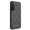 Guess GUHCS22SG4GFGR S22 S901 gray / gray hard case 4G Metal Gold Logo