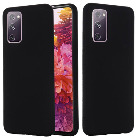 Etui SAMSUNG GALAXY S20 FE / S20 LITE Silicone case elastyczne silikonowe czarne