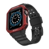 Protect Strap Band for Apple Watch 38/40/41mm Armored Case Strap - Black, Red