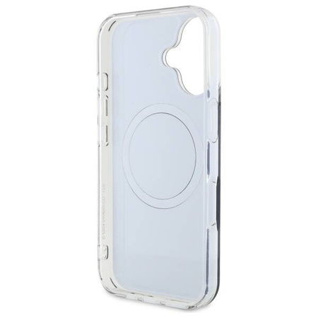 Original Case IPHONE 16 Hello Kitty Hardcase IML Fun Bow MagSafe (HKHMP16SHFLBK) black