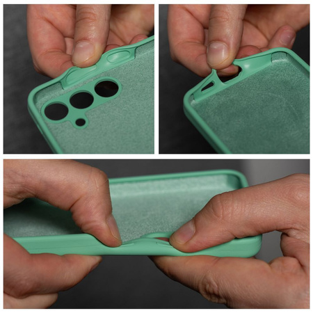 Futerał SILICONE 2mm do SAMSUNG A06 5G miętowy