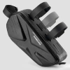 Rockbros Fahrradtasche, starr, Rahmen, Oberrohr, 1,4 l, Schwarz
