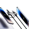 USAMS Kabel U85 2xUSB-C/USB-A 2m 100W PD Fast Charge czarny/black SJ655USB01 (US-SJ655)