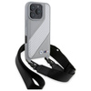 Original Case IPHONE 16 PRO BMW Hardcase M Edition Carbon Stripe & Strap (BMHCP16L23PSCCG) gray