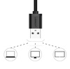 Ugreen zewnętrzna karta dźwiękowa muzyczna adapter USB - 3,5 mm mini jack 15 cm biały (US205 30143)