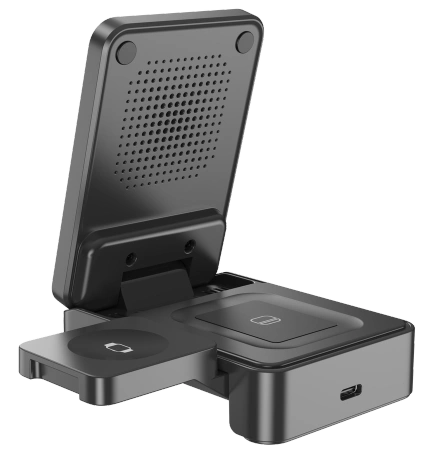 JELLICO ładowarka bezprzewodowa 3w1 W25 15W Czarny