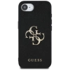 Etui Guess PU Grained 4G Metal Logo na iPhone 16e - czarne