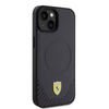 Ferrari FEHMP15SPTEK iPhone 15 6.1&quot; black/black hardcase Carbon Metal Logo MagSafe