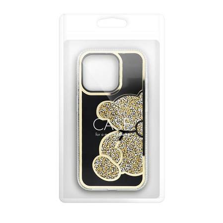 Futerał TEDDY BEAR do IPHONE 17 złoty
