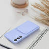 Futerał CARD CASE do SAMSUNG A34 5G fioletowy
