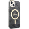 Guess IML 4G MagSafe Hülle für iPhone 15 – Schwarz