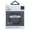UNIQ Hülle Lino AirPods 3. Gen. Silikon grau / aschgrau