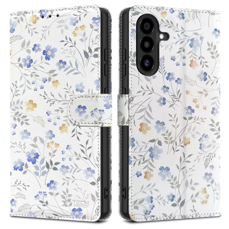 TECH-PROTECT WALLET GALAXY A26 5G / A17 4G / 5G SPRING FLOWERS