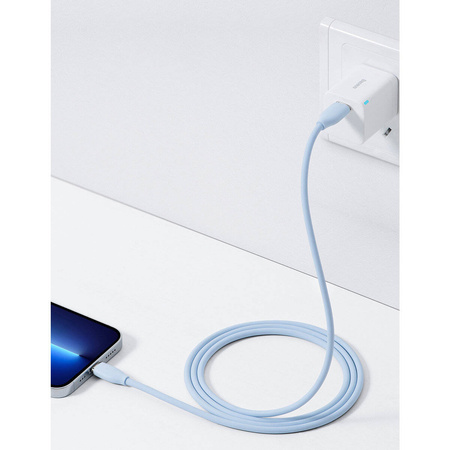 Baseus kabel, przewód USB Typ C – Lightning 20W długość 1,2 m Jelly Liquid Silica Gel – czarny