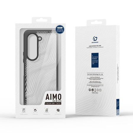 Armored case for Samsung Galaxy Z Fold 5 Dux Ducis Aimo Mag - black
