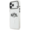 Karl Lagerfeld IML Choupette Sketch Logo MagSafe Case für iPhone 17 Pro Max – Transparent