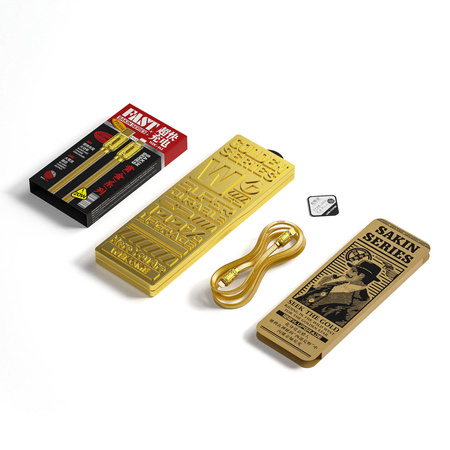 WK Design Sakin Series kabel szybkiego ładowania / transmisji danych USB Typ C - Lightning PD 20W 1m złoty (WDC-163)
