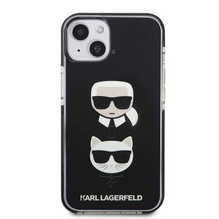 Karl Lagerfeld KLHCP13STPE2TK iPhone 13 mini 5,4 "hardcase black / black Karl & Choupette Head