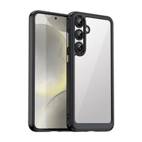 Etui silikonowe Outer Space Case z żelową ramką do Samsung Galaxy S25+ - czarne