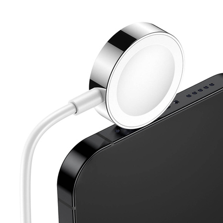 Joyroom S-IW001S induktives Ladegerät für Apple Watch mit USB-Kabel 1,2 m weiß